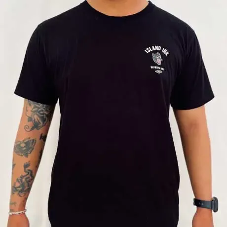 Island Ink tshirt Black